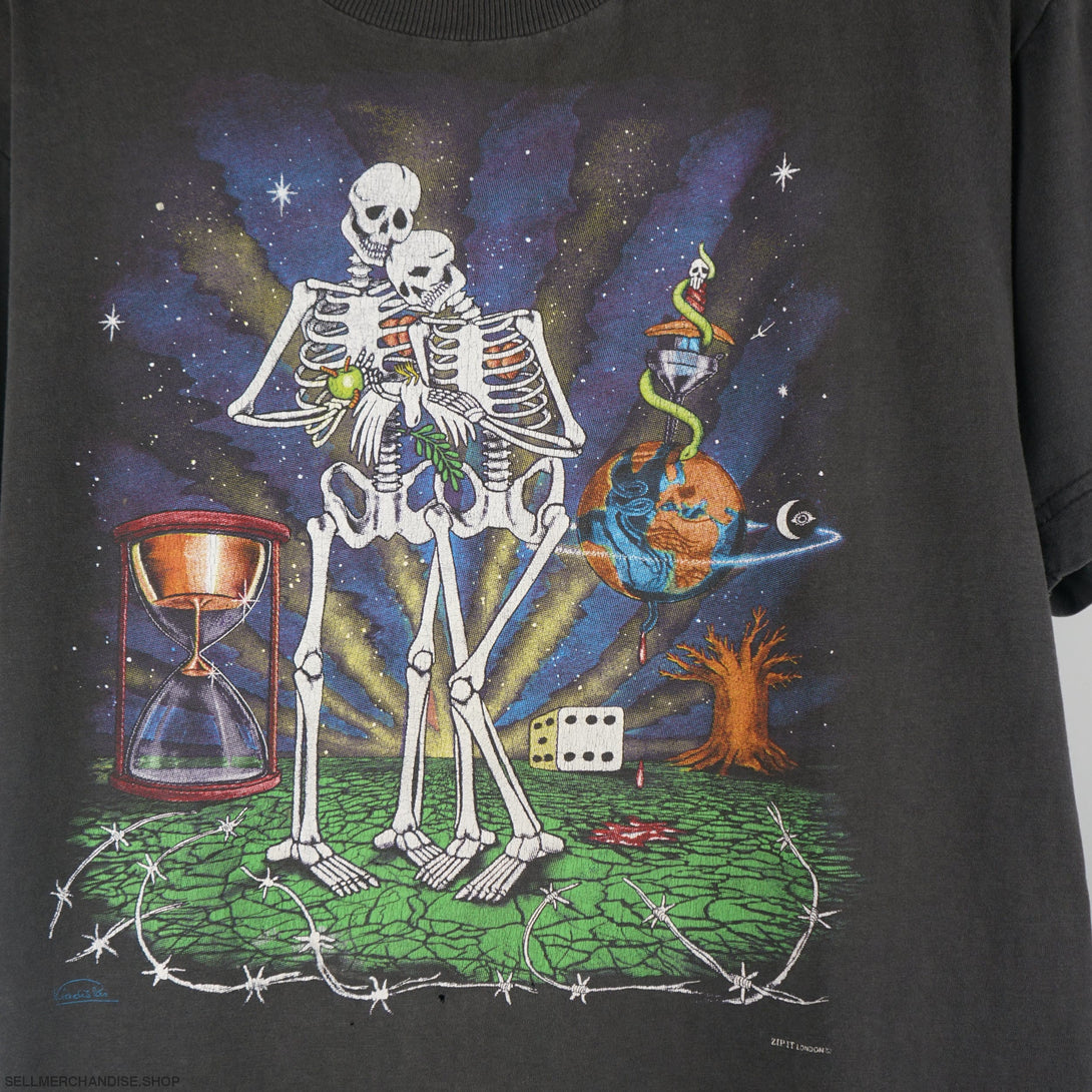 Vintage 90s Bones Skeletons T-Shirt