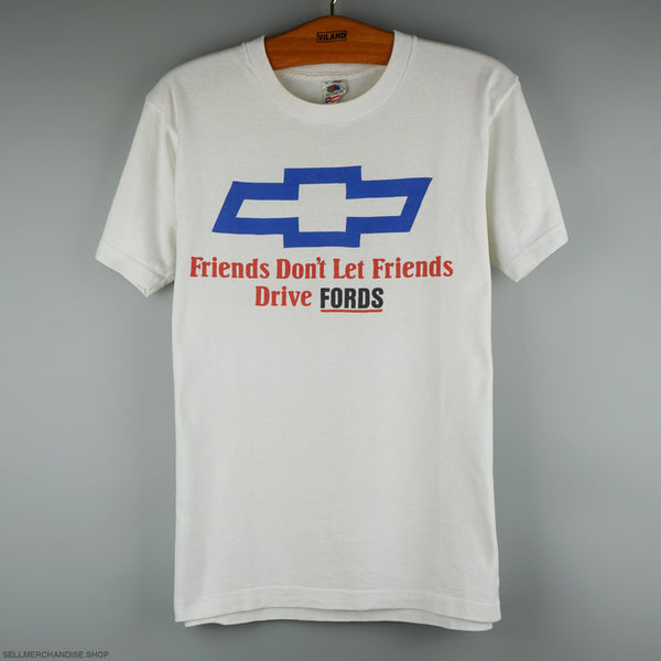 Vintage 90s Chevrolet t-shirt Friends Don't Drive Fords