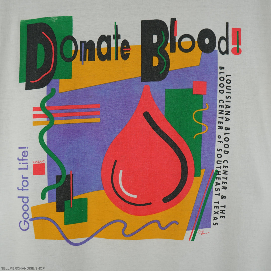 Vintage 90s Donate Blood T-Shirt