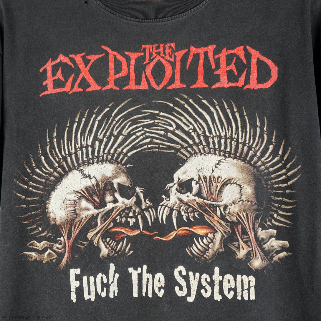 Vintage 90s Exploited Punk Rock T-Shirt