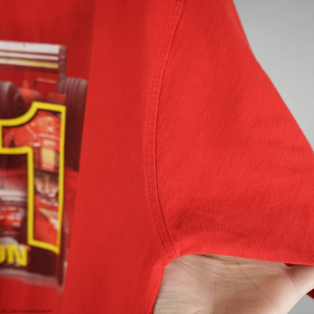 Vintage vintage 90s F1 Michael Schumacher Formula One 1 T-Shirt