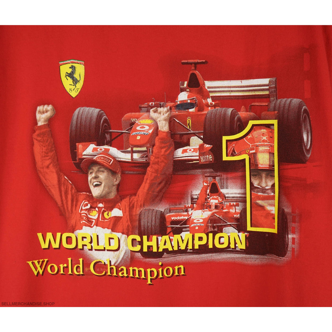 Vintage vintage 90s F1 Michael Schumacher Formula One 1 T-Shirt