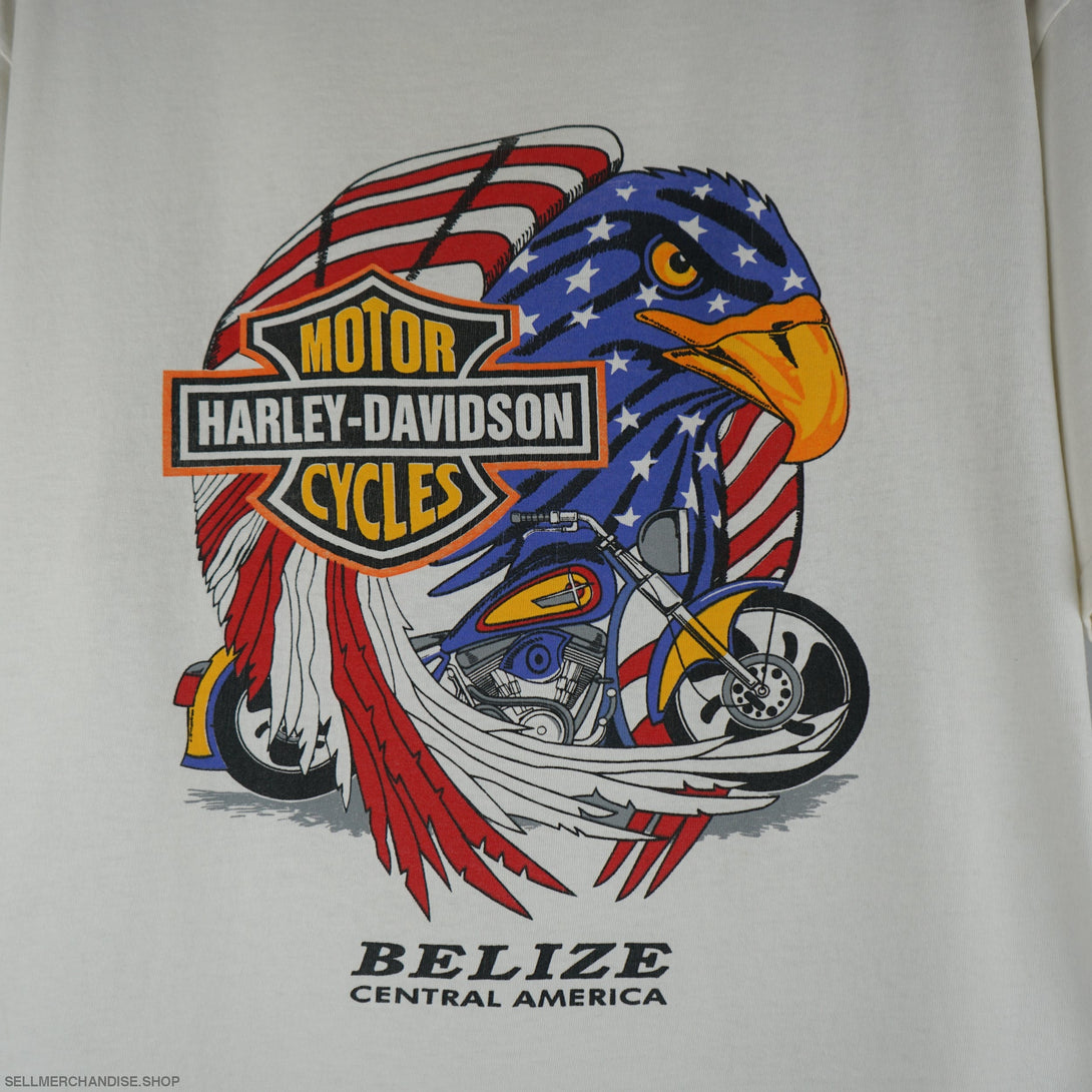 Vintage 90s Harley Davidson Belize T-Shirt