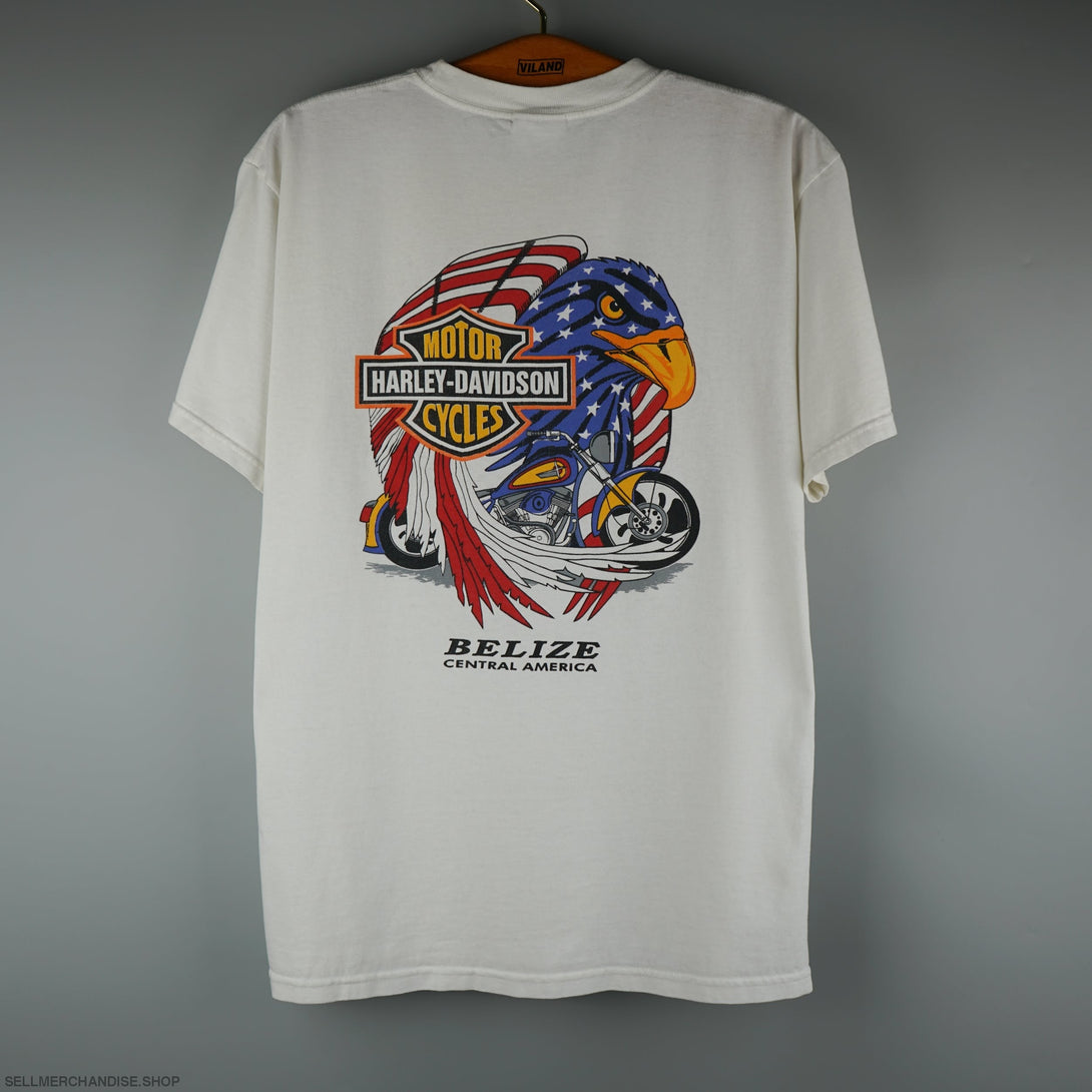 Vintage 90s Harley Davidson Belize T-Shirt