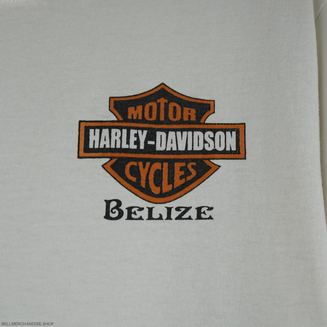 Vintage 90s Harley Davidson Belize T-Shirt