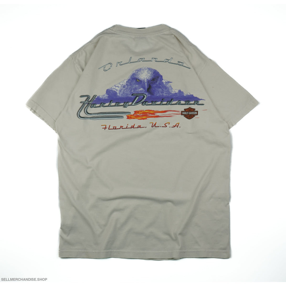 Vintage 90s Harley Davidson Florida T-Shirt