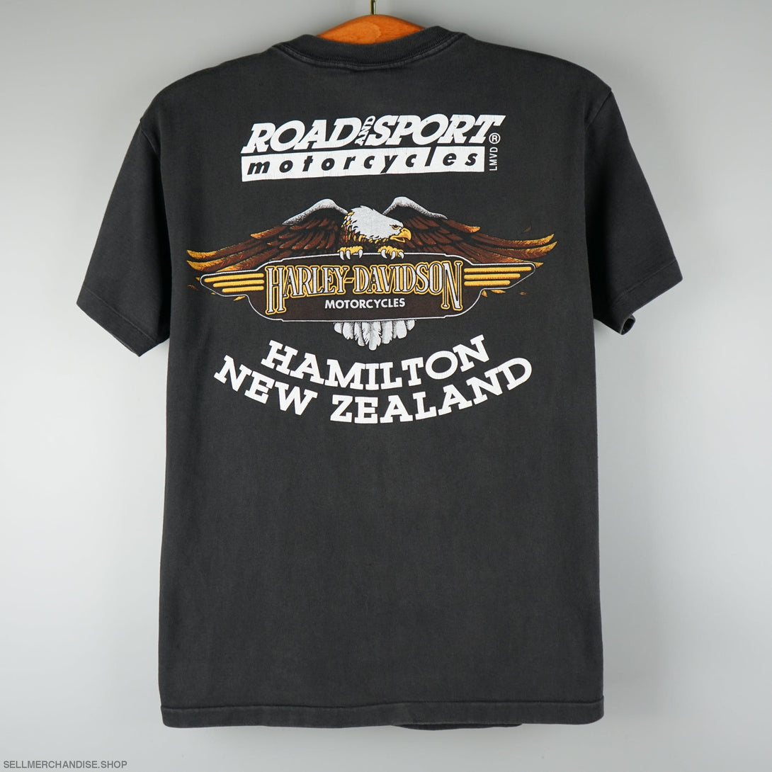 Vintage RARE 90s Harley Davidson New Zealand T-Shirt