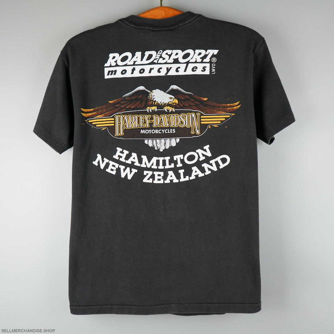 Vintage RARE 90s Harley Davidson New Zealand T-Shirt