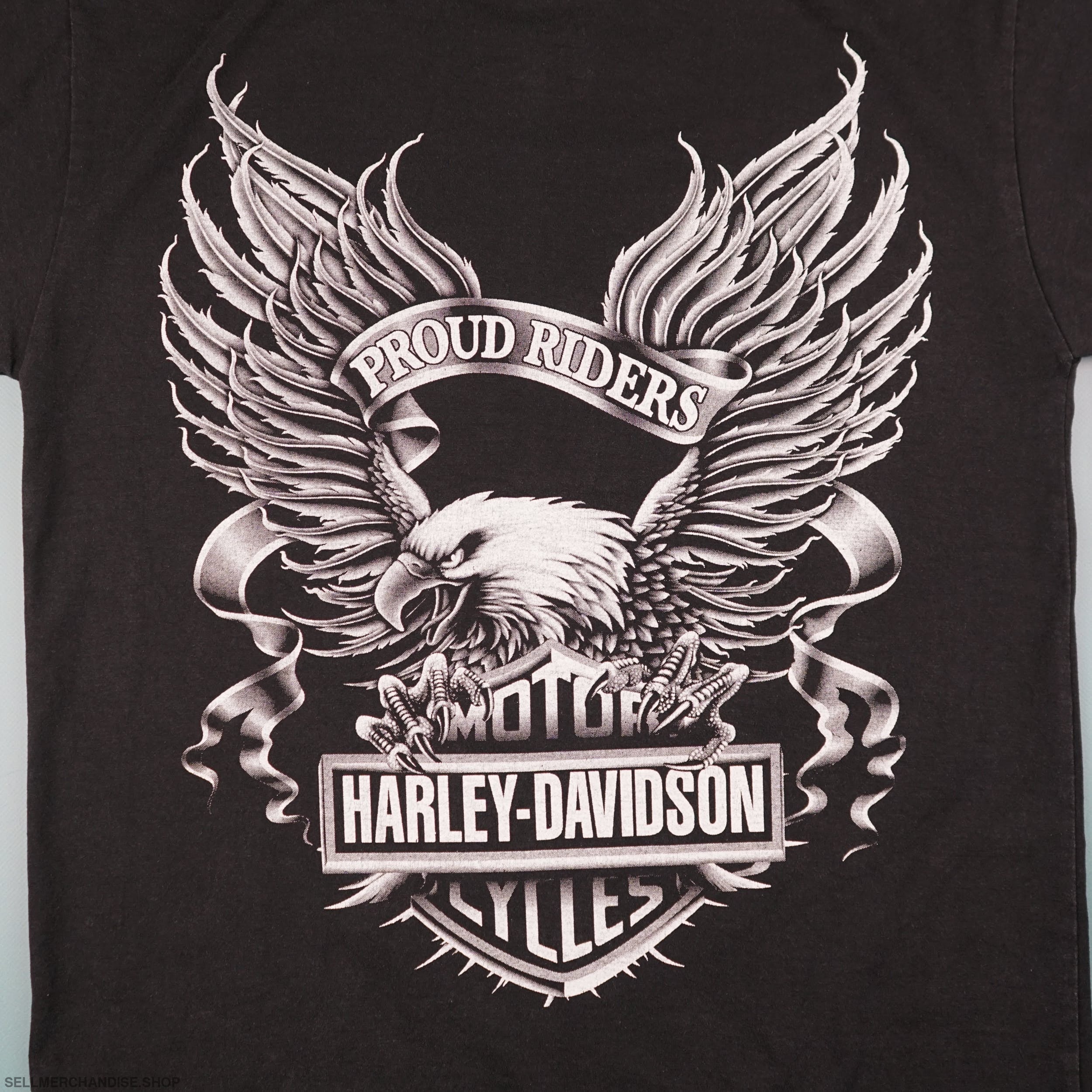 Vintage 90s Harley Davidson Pround Riders T-Shirt