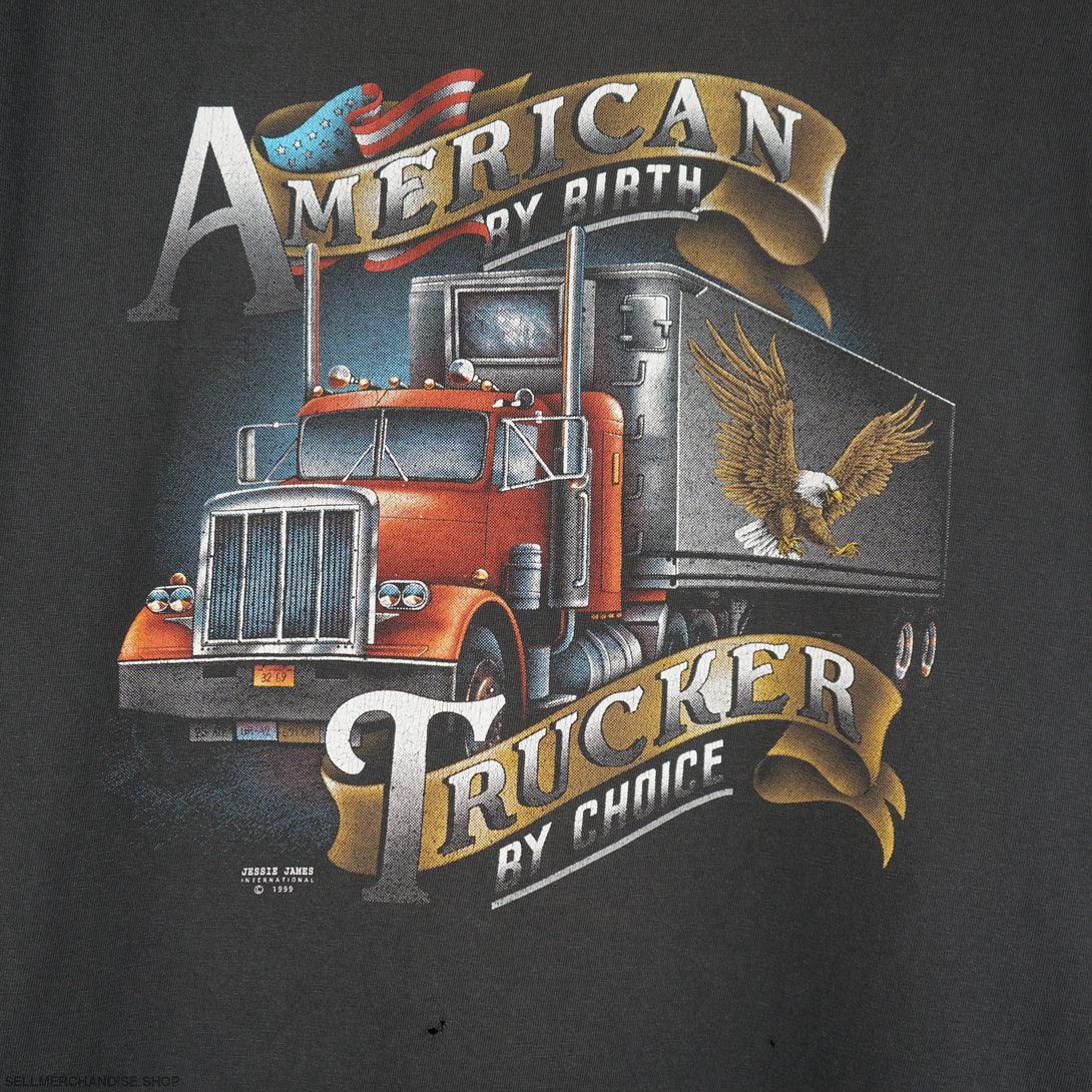 Vintage 90s Jessie James American Trucker T-Shirt