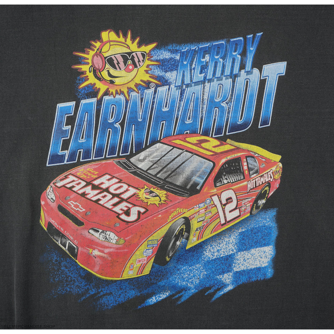 Vintage 90s Kerry Earnhardt Racing Nascar T-Shirt