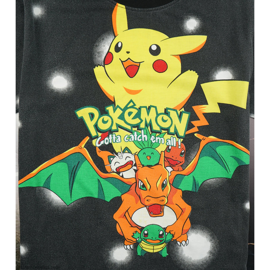 Vintage 90s Pokemon T-Shirt All Over Print