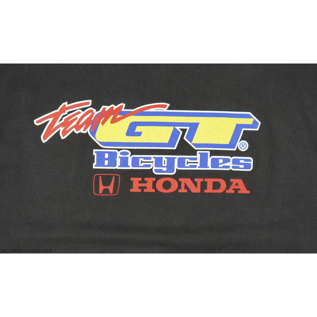 Vintage 90s Team GT Bicycles Honda T-Shirt