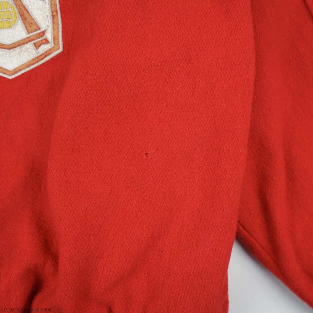 Vintage Vintage Arsenal F C Bomber soccer jacket Rare Gunners XL