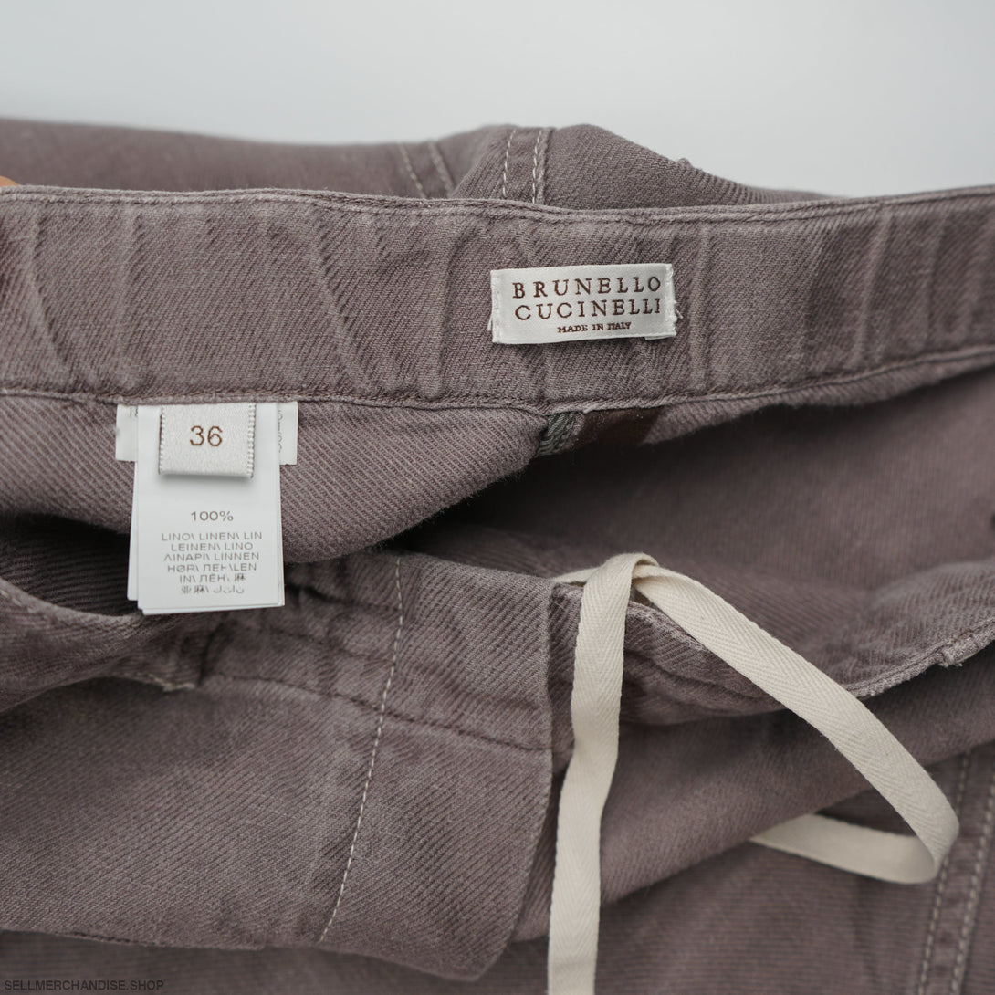 vintage - Vintage Brunello Cucinelli womens cargo pants