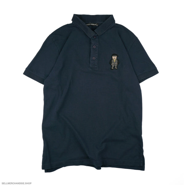 Vintage Dolce Gabbana Patched Polo Shirt