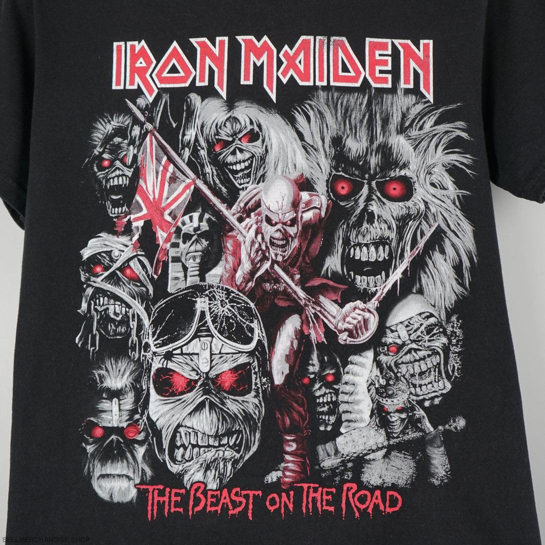 Vintage early 2000s Iron Maiden t-shirt Beast on Road