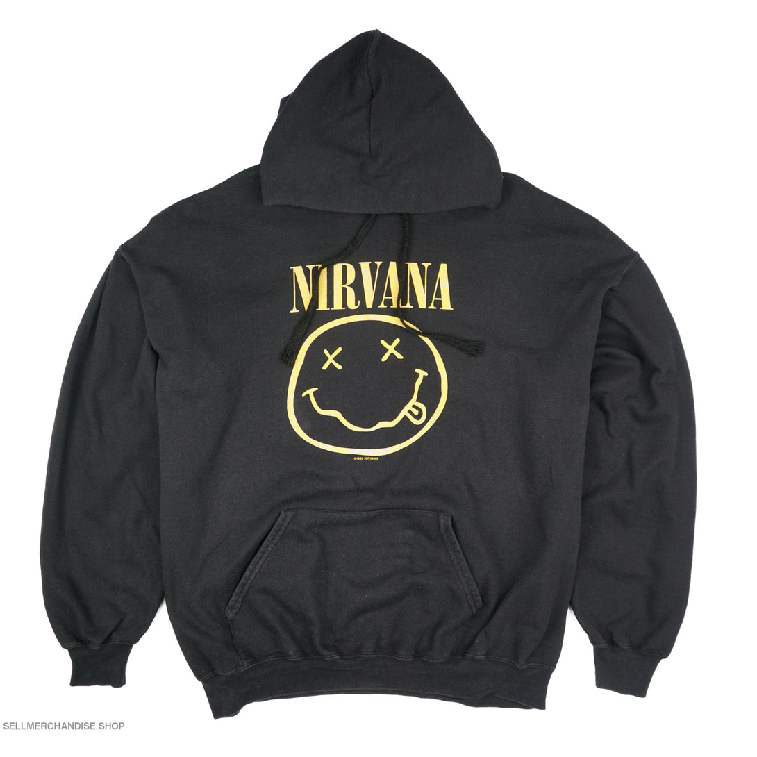 Vintage early 2000 Nirvana Smiley Hoodie