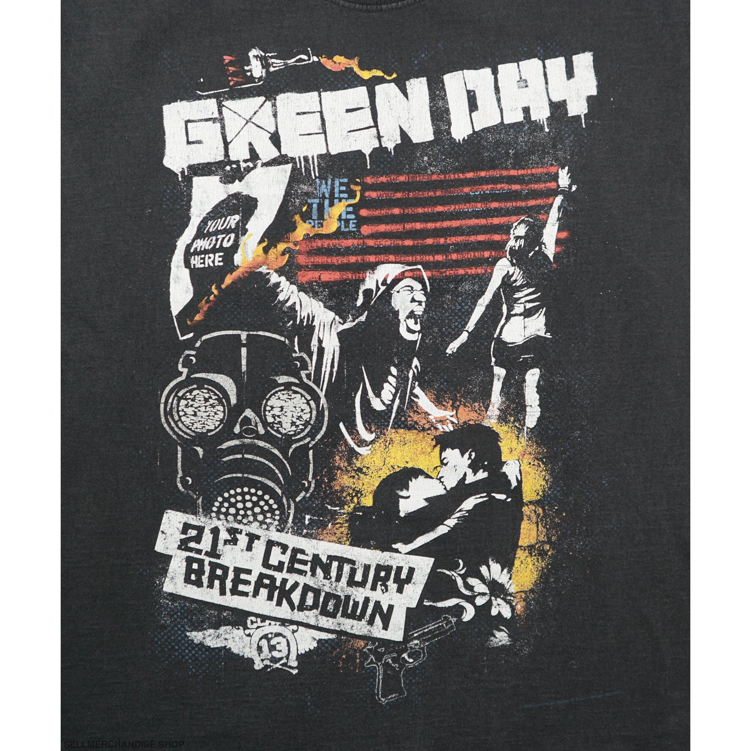 値下げしました　!GREEN DAY　ツアーTシャツ2010　美品 Vintage Green Day T-Shirt 2010 Tour