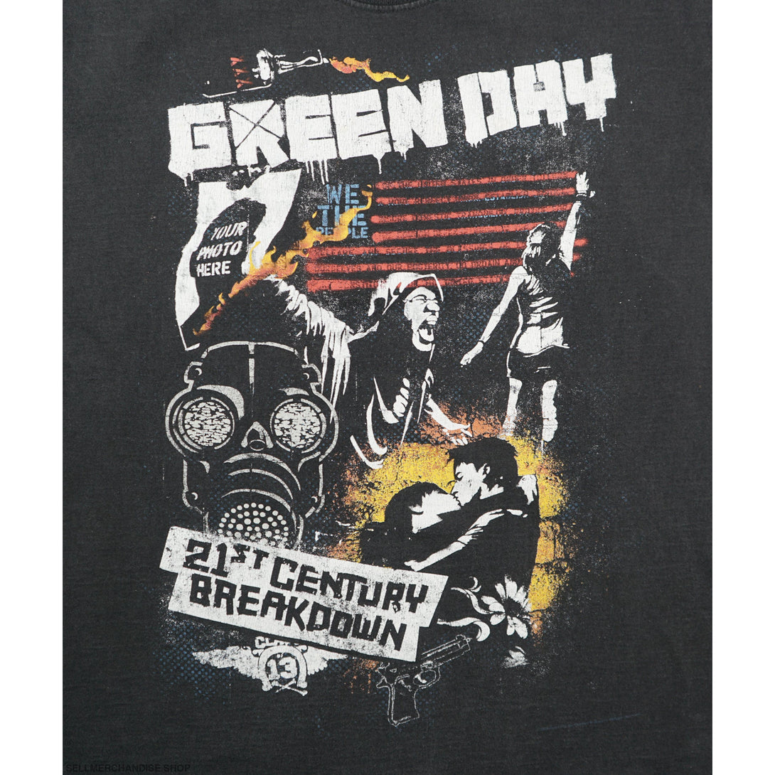 Vintage Green Day T-Shirt 2010 Tour