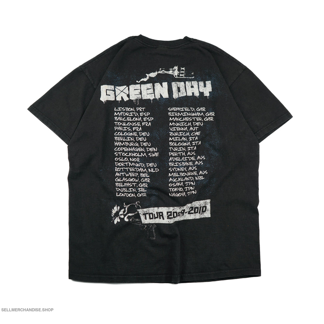 Vintage Green Day T-Shirt 2010 Tour
