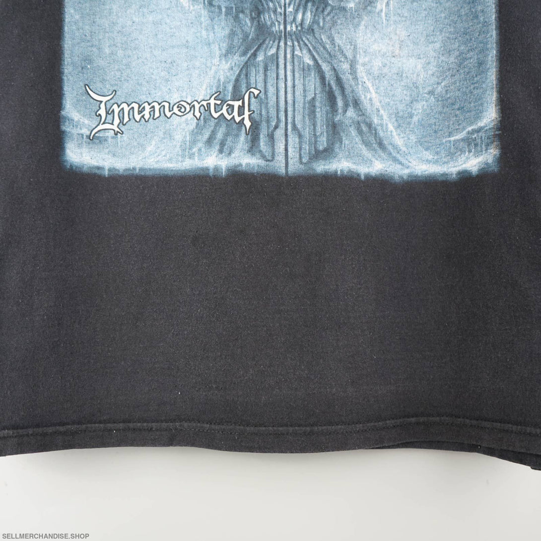 Vintage Immortal T-Shirt All Shall Fall Black Metal