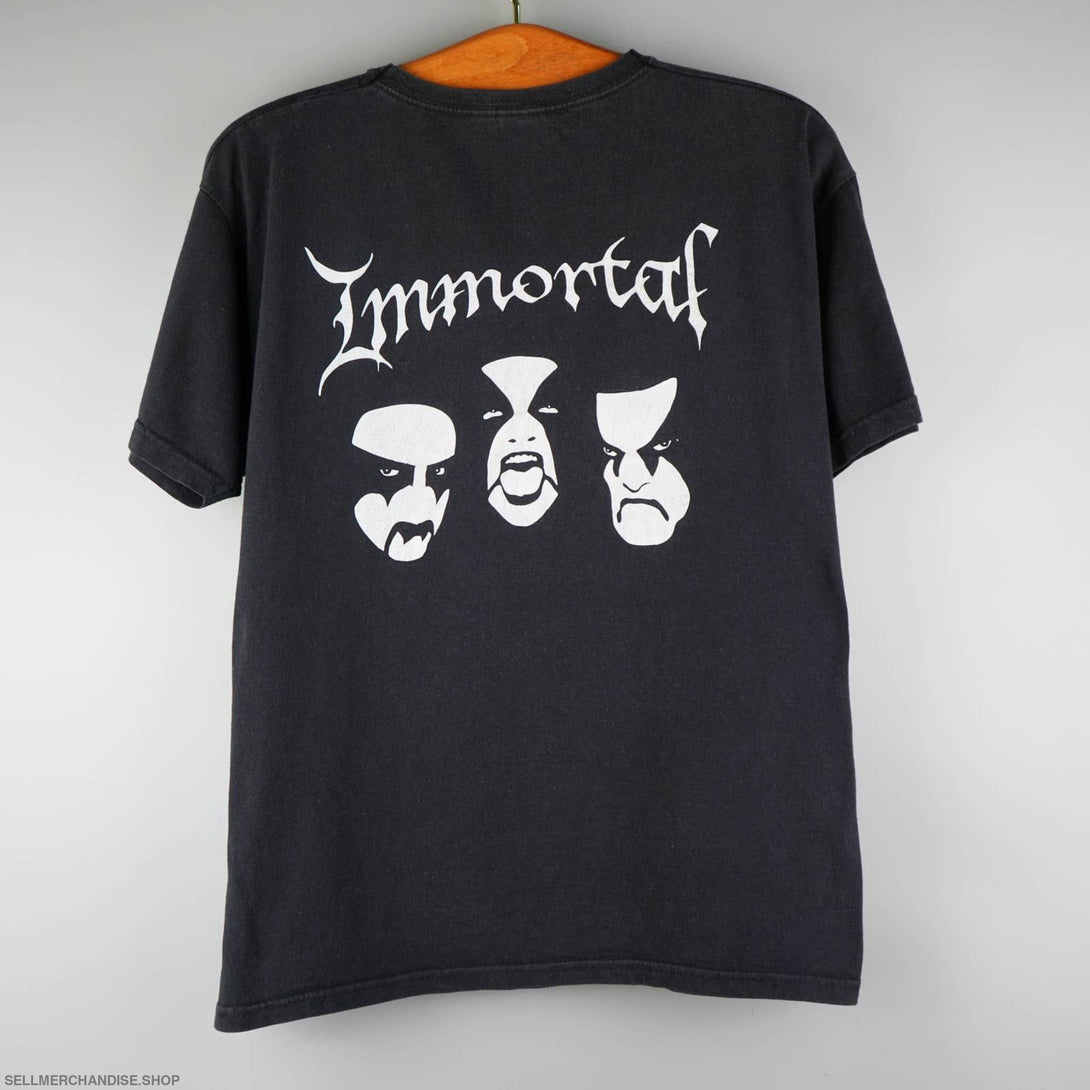 Vintage Immortal T-Shirt All Shall Fall Black Metal