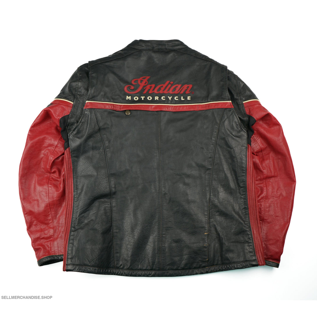 Vintage Indian Motorcycle Leather Jacket