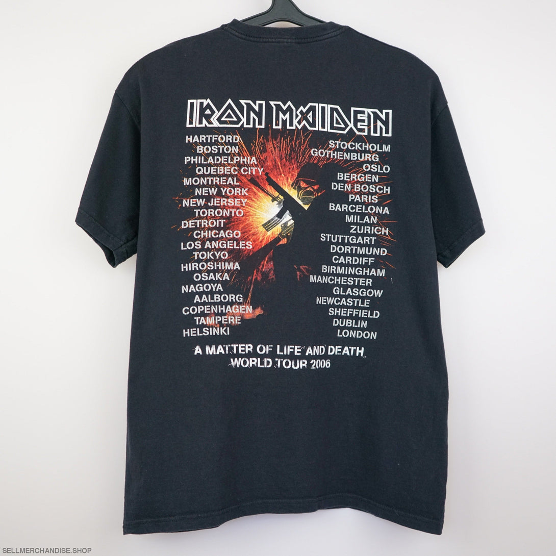 Vintage Iron Maiden t shirt 2006 Matter of Life and Death