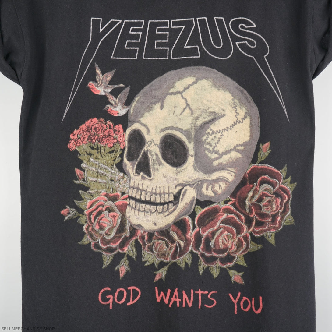 Vintage Kanye West Wes Lang Yeezus God Wants You T-Shirt