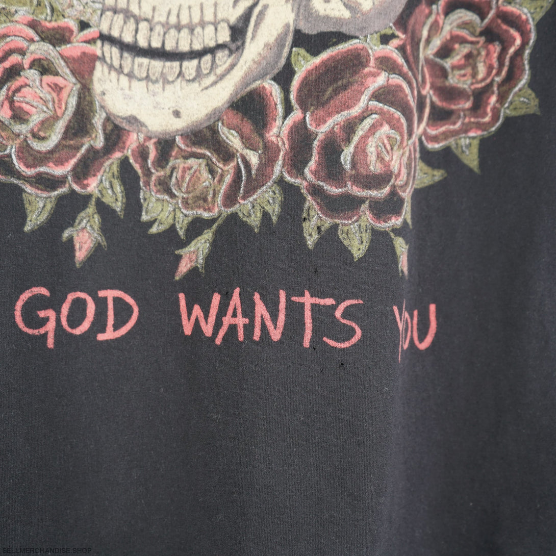 Vintage Kanye West Wes Lang Yeezus God Wants You T-Shirt