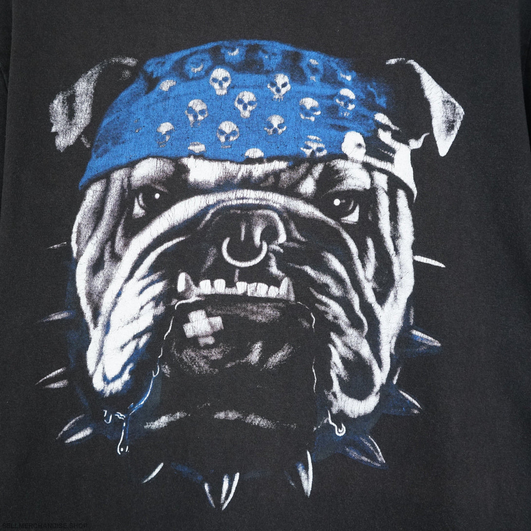 Vintage Liquid blue Dog t shirt 90s