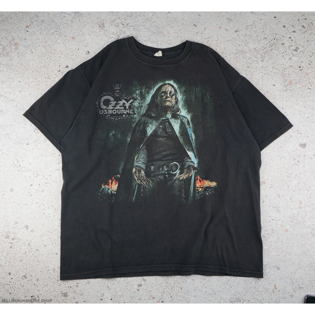 Vintage Ozzy Osbourne Black Rain Tour T Shirt