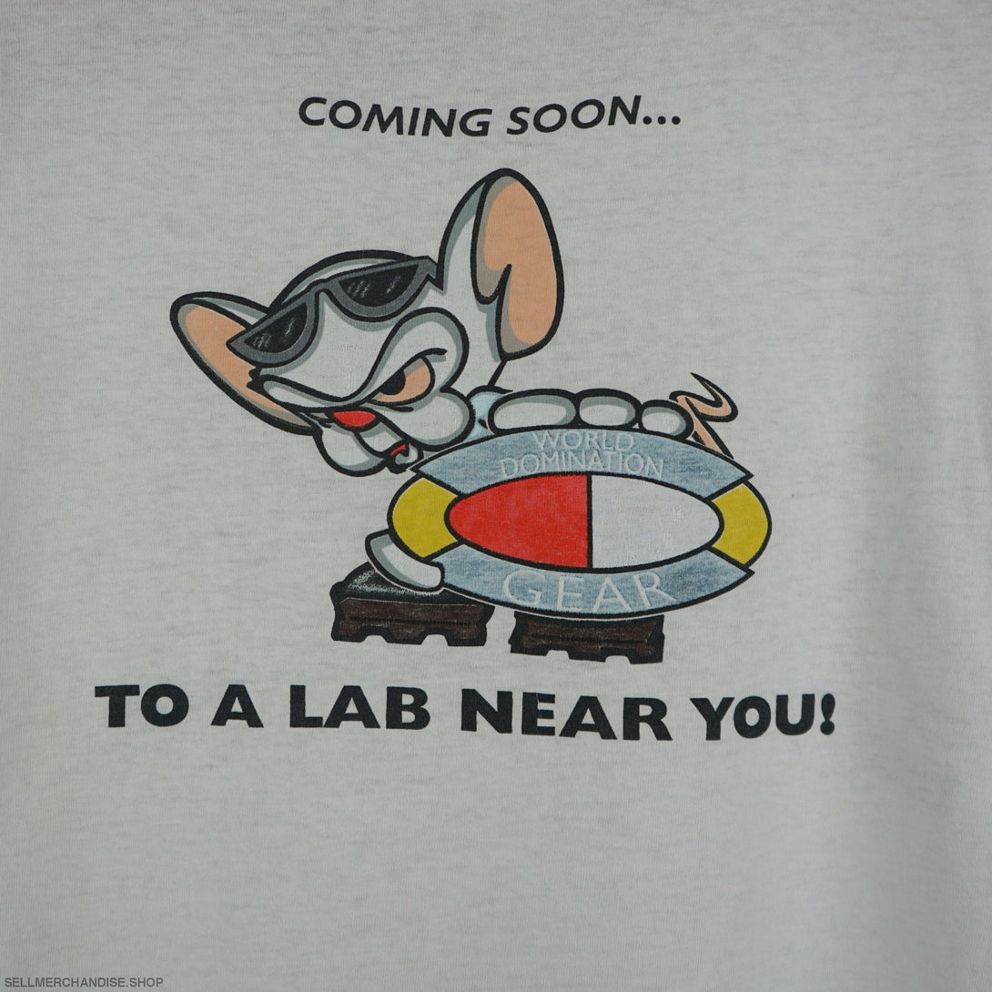 Vintage Pinky and the Brain t shirt 1997