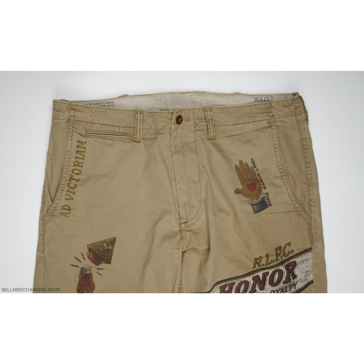 Vintage y2k P.R.L Printed Pants