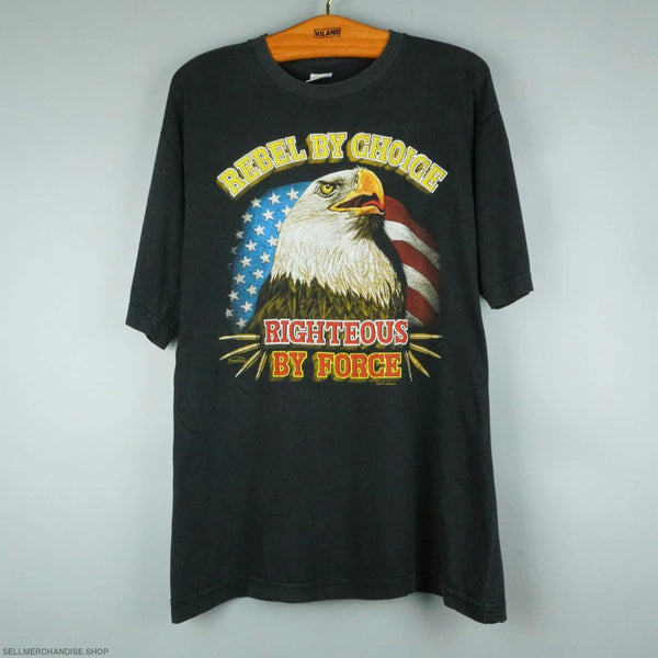 vintage - Vintage Rebel By Choice t shirt 1990s Eagle