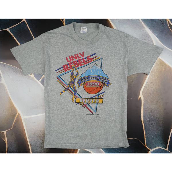 Vintage UNLV Rebels 1990 Basketball Denver T-Shirt