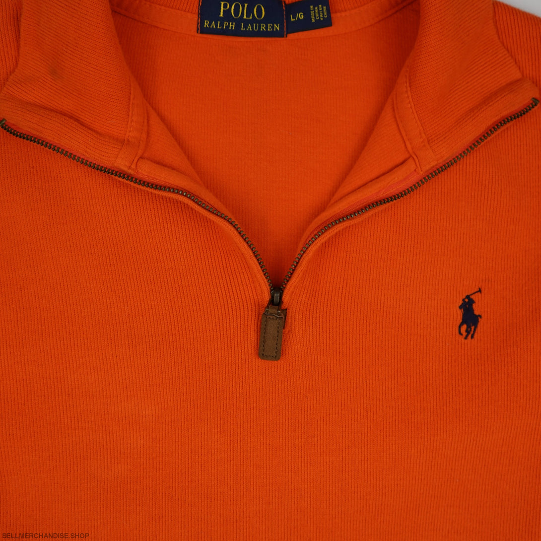 Vintage vtg Ralph Lauren half-zip sweater