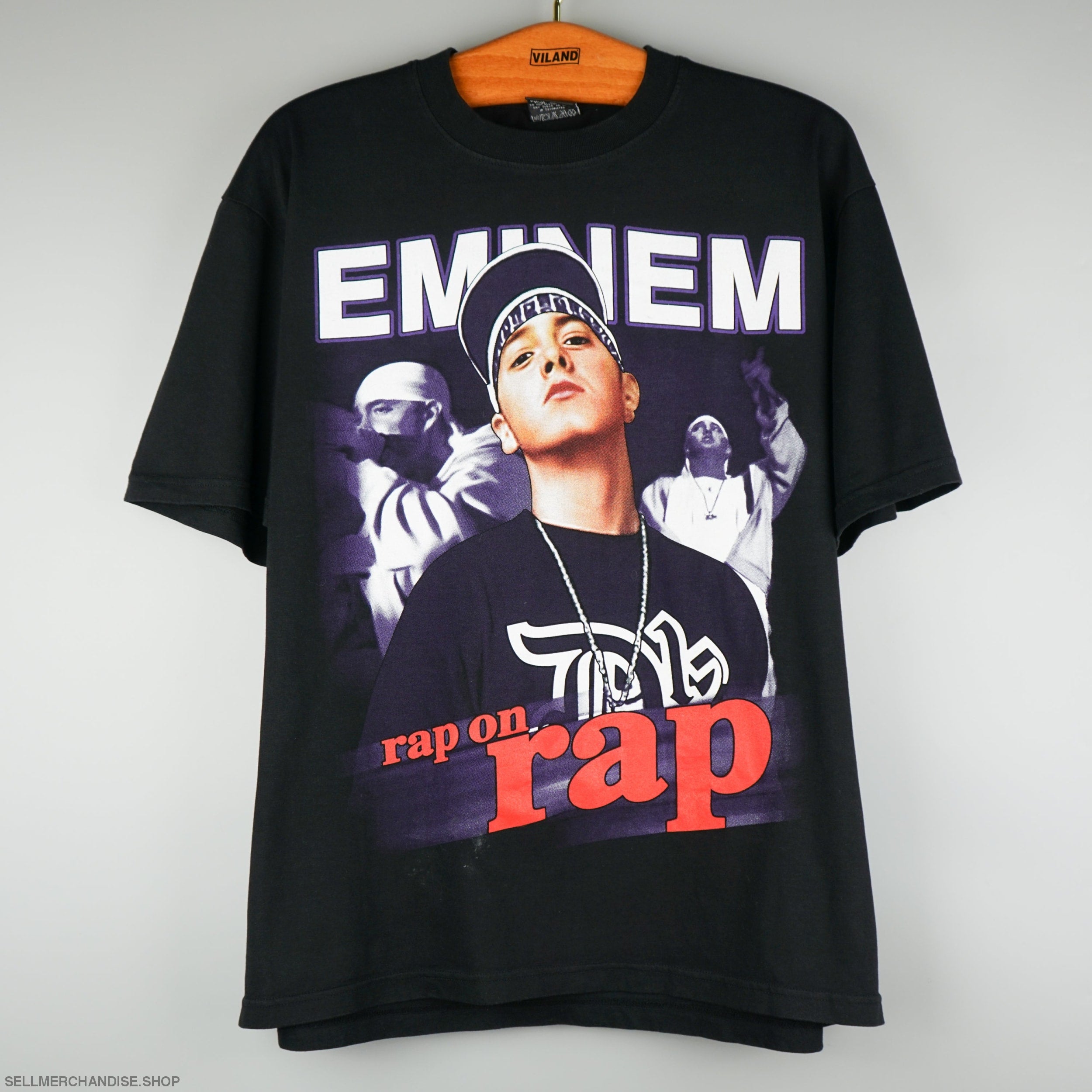 Vintage Eminem Rap T-Shirt Size Medium Y2K agc.ci