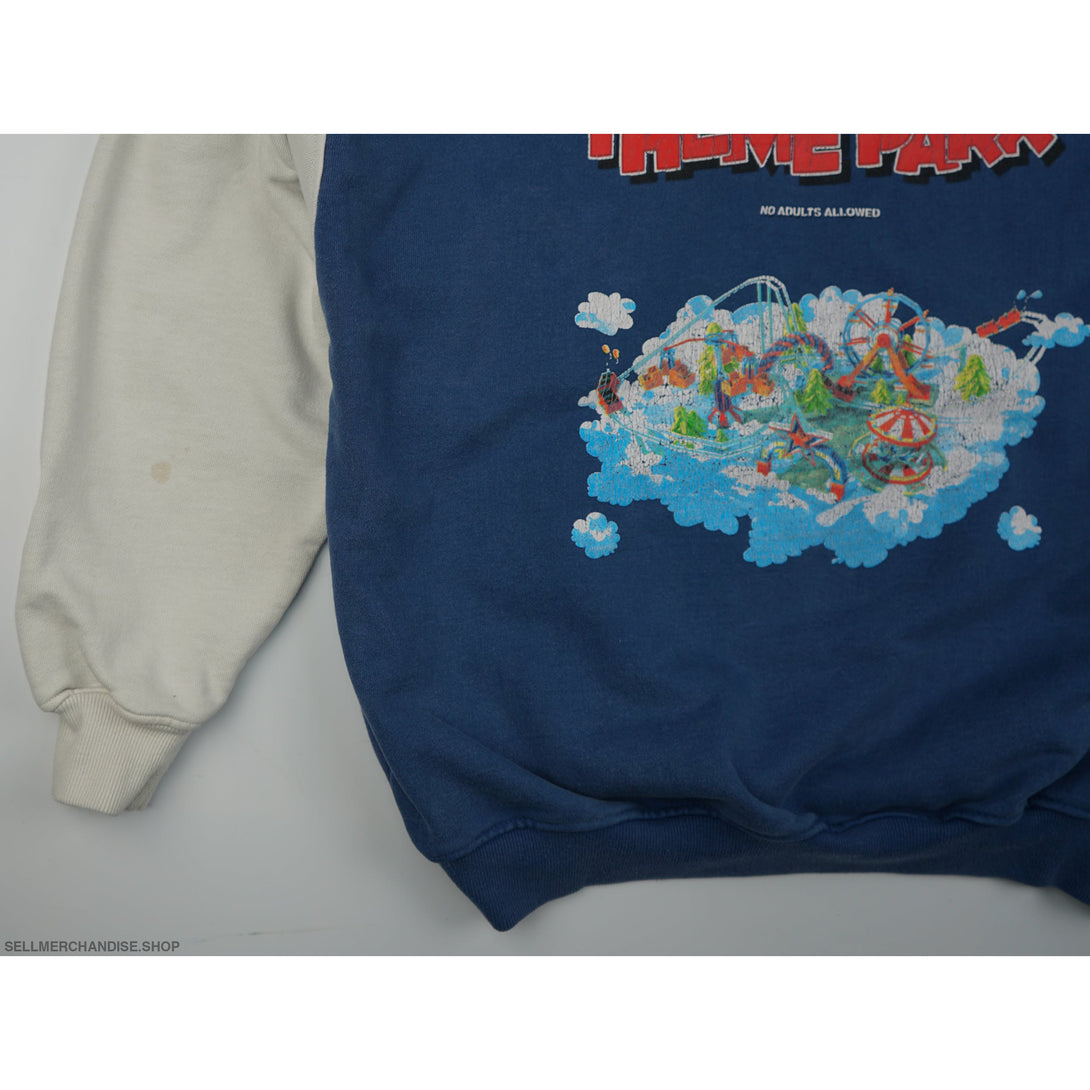 Vintage Y2k Childish Theme Park TGF Bro Hoodie Size Medium