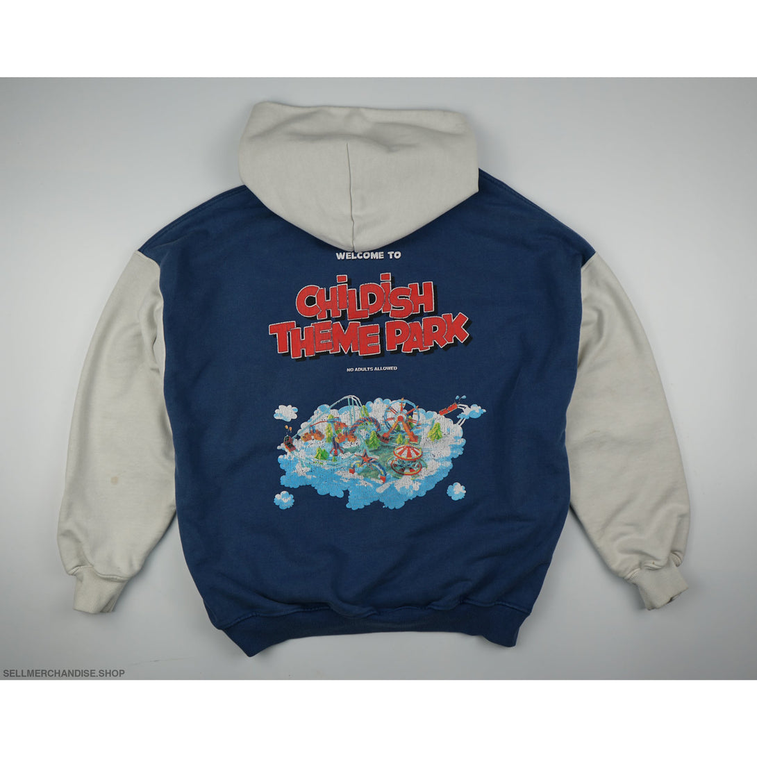 Vintage Y2k Childish Theme Park TGF Bro Hoodie Size Medium