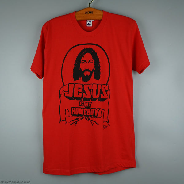 Vintage y2k Teenage Millionaire t-shirt Jesus Is My Homeboy Red