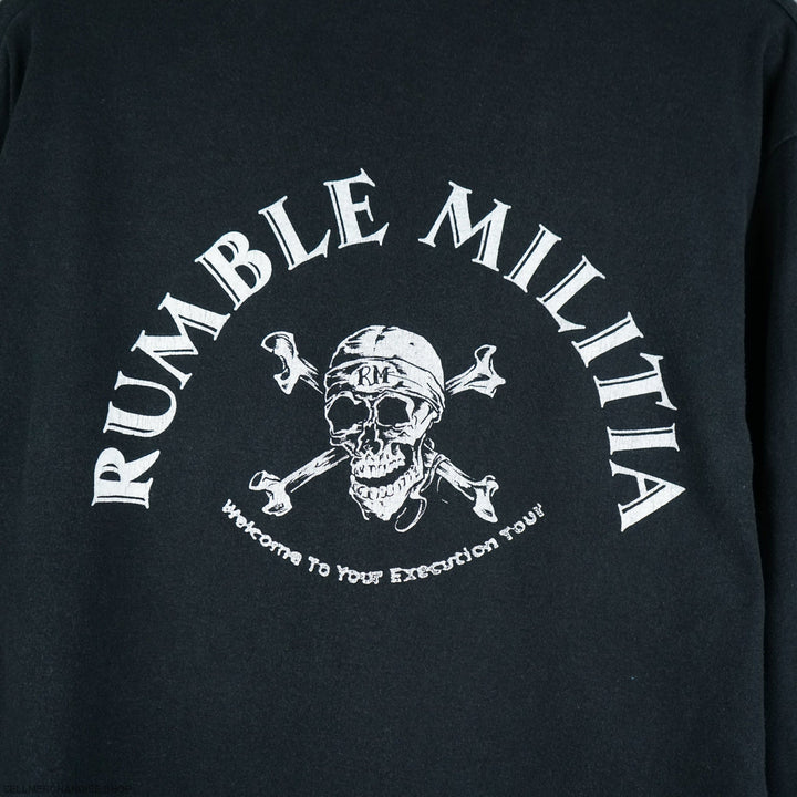 1980 rumble militia punk rock t-shirt