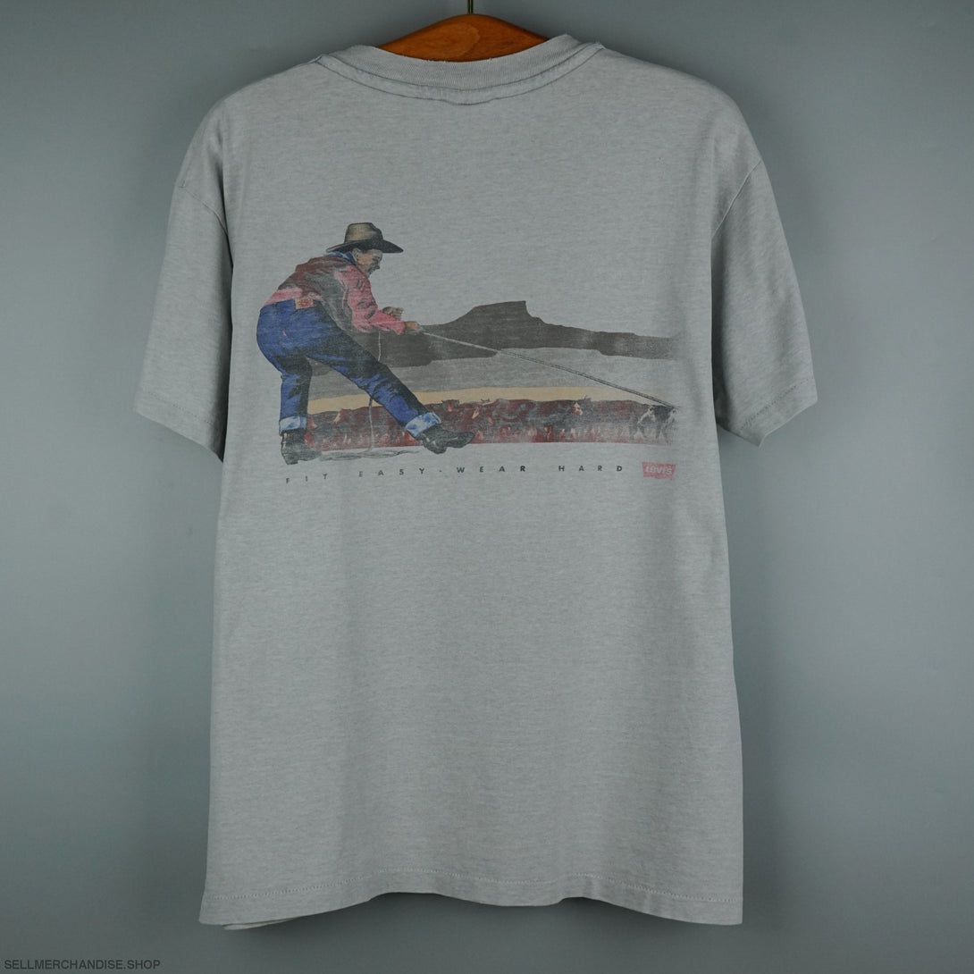 1980s Levis Saddleman t shirt