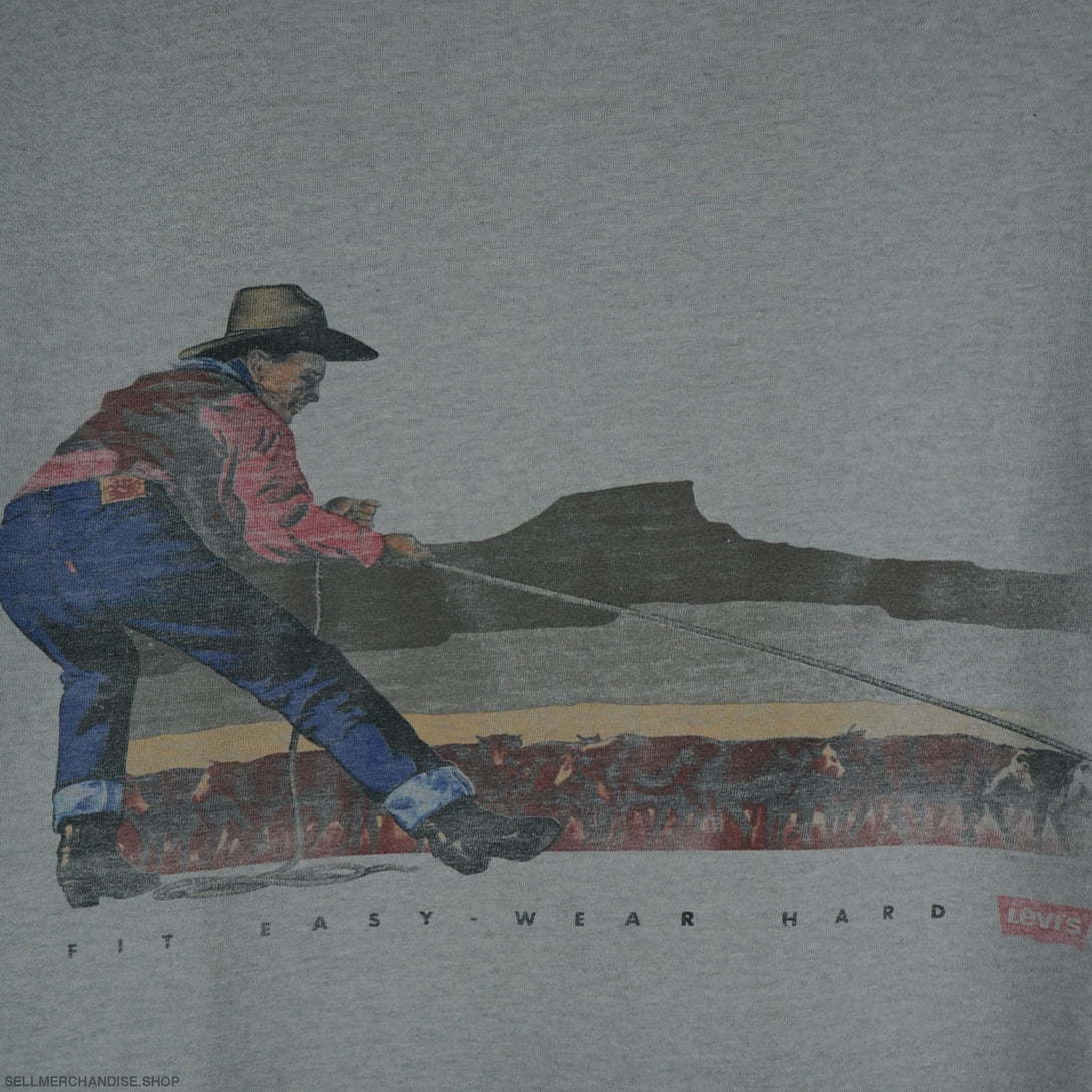 1980s Levis Saddleman t shirt