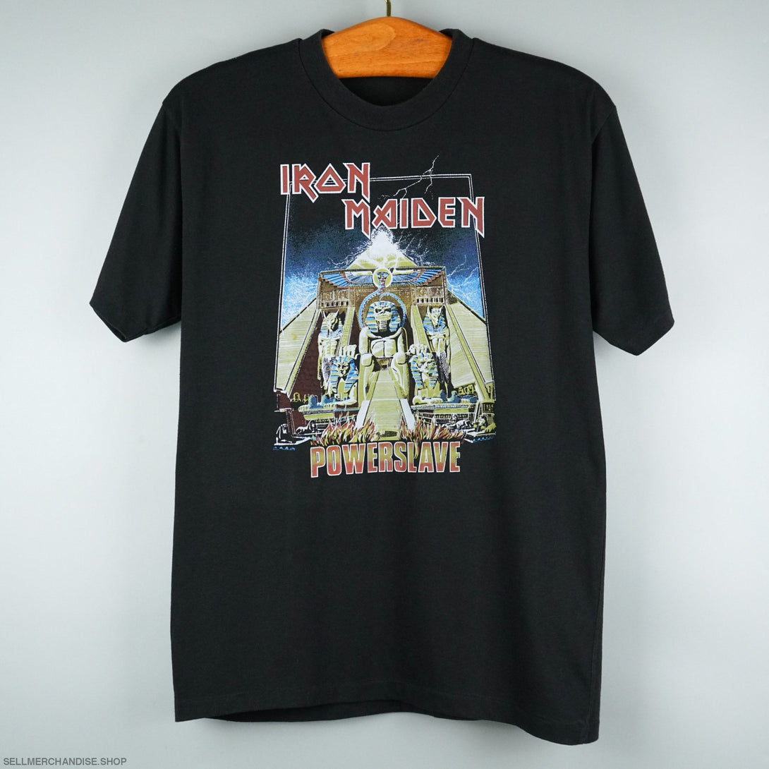 1985 Iron Maiden shirt Powerslave tour