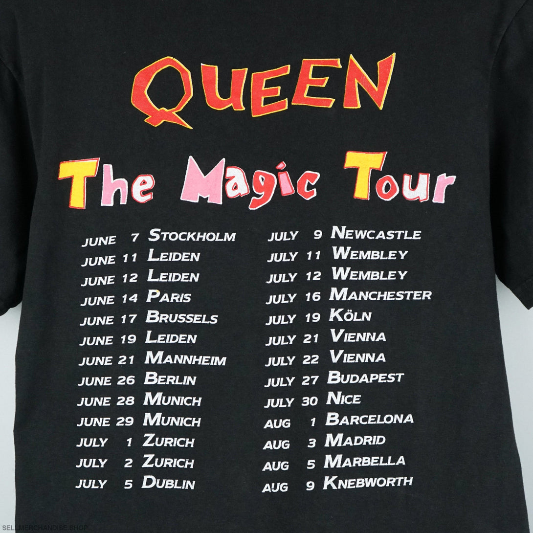 1986 Queen tour t-shirt Freddy Mercury