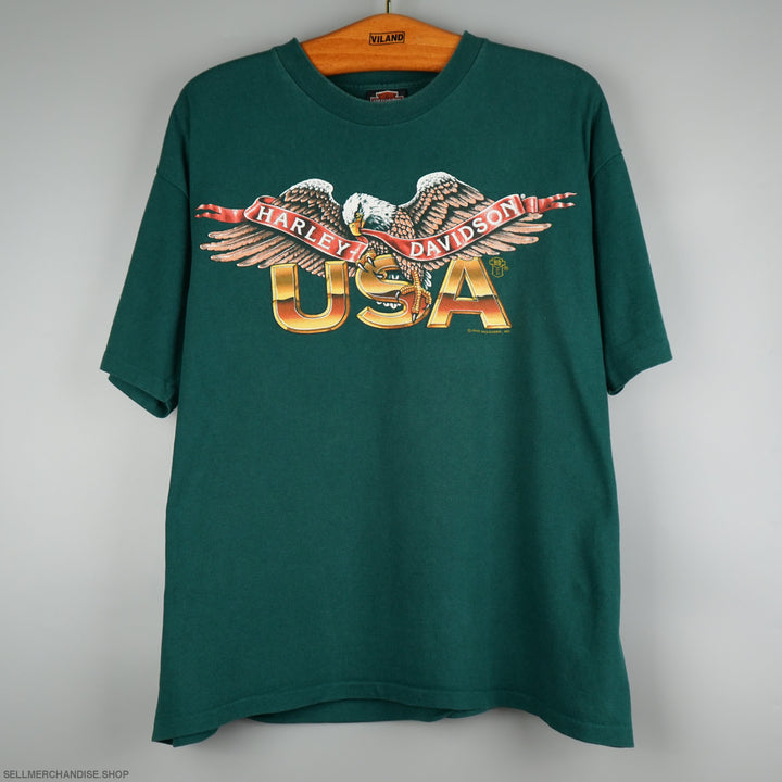 Vintage 1989 Harley Davidson USA t-shirt Eagle and Logo