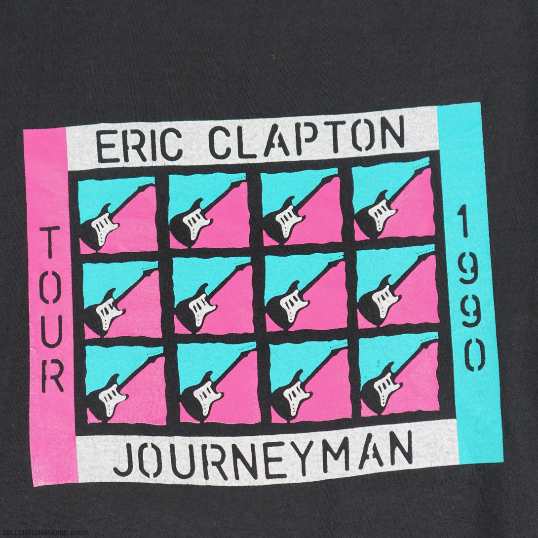 Vintage 1990 eric clapton journeyman t-shirt 90 tour