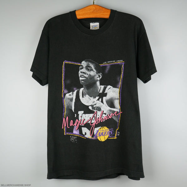Vintage 1990 Magic Johnson Lakers t-shirt
